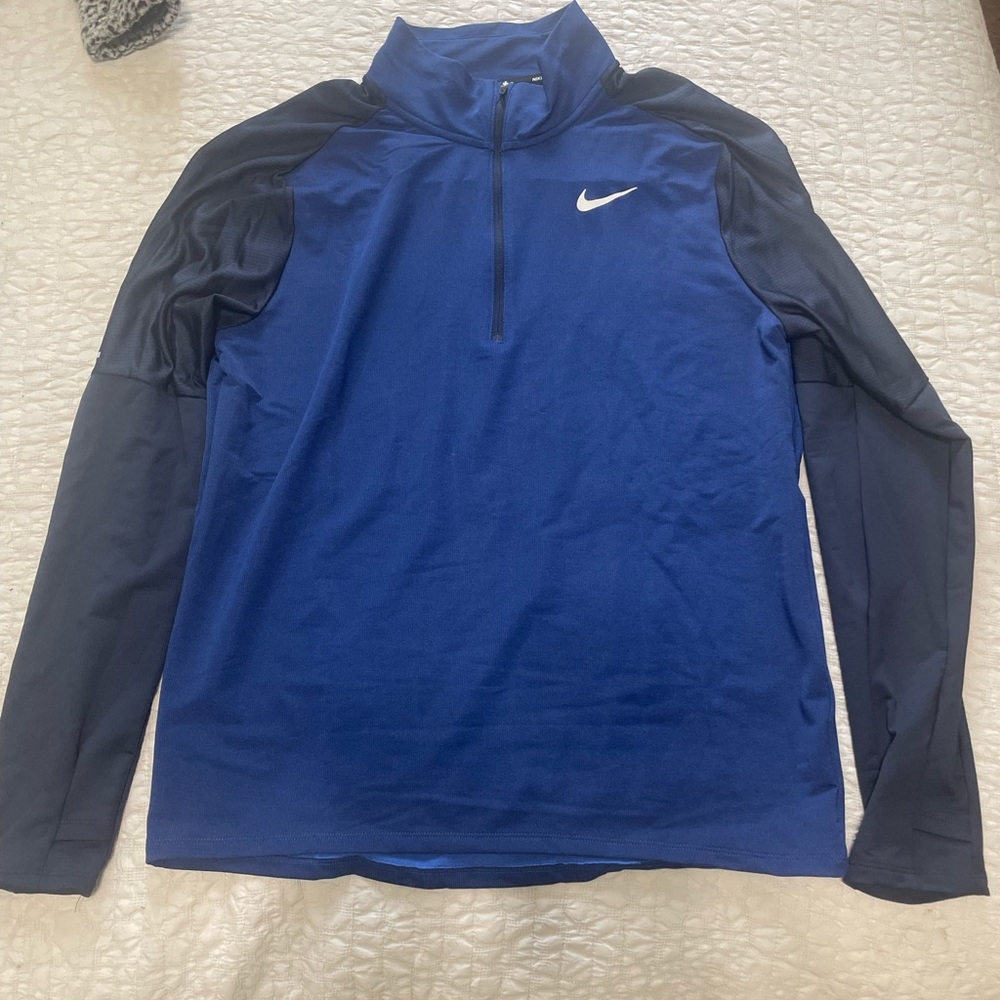 Blue Nike running pullover. NWOT